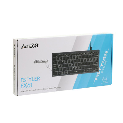 Клавіатура A4Tech Fstyler FX61 Grey