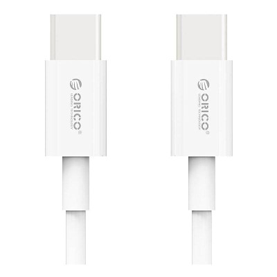 Кабель Orico USB Type-C - USB Type-C (M/M), 100W, 1 м White (CA913381) Кабель Orico USB Type-C - USB Type-C (M/M), 100W, 1 м White (CA913381)