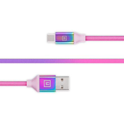 Кабель REAL-EL Premium USB - USB Type-C (M/M), 1 м, Rainbow (EL123500050) Кабель REAL-EL Premium USB - USB Type-C (M/M), 1 м, Rainbow (EL123500050)