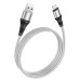 Кабель Hoco X50 Excellent USB - Lightning, 1 м, Grey (6931474734204)