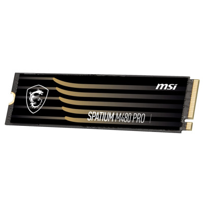 Накопичувач SSD 1TB MSI Spatium M480 Pro M.2 2280 PCIe 4.0 x4 NVMe 3D NAND TLC (S78-440L1G0-P83) Накопичувач SSD 1TB MSI Spatium M480 Pro M.2 2280 PCIe 4.0 x4 NVMe 3D NAND TLC (S78-440L1G0-P83)