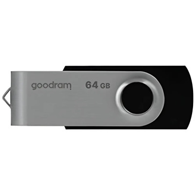 Флеш-накопичувач USB2.0 64GB Goodram UTS2 (Twister) Black (UTS2-0640K0R11) Флеш-накопичувач USB2.0 64GB Goodram UTS2 (Twister) Black (UTS2-0640K0R11)
