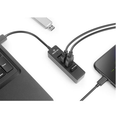 USB-хаб REAL-EL HQ-154 4 ports USB-хаб REAL-EL HQ-154 4 ports