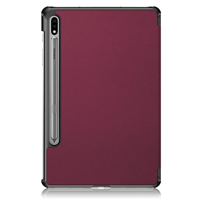 Чохол-книжка BeCover Smart для Samsung Galaxy Tab S7 SM-T870/SM-T875/Tab S8 SM-X700/SM-X706 Red Wine (705224) Чохол-книжка BeCover Smart для Samsung Galaxy Tab S7 SM-T870/SM-T875/Tab S8 SM-X700/SM-X706 Red Wine (705224)