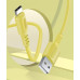 Кабель ColorWay USB - USB Type-C (M/M), soft silicone, 2.4 А, 1 м, Yellow (CW-CBUC043-Y) Кабель ColorWay USB - USB Type-C (M/M), soft silicone, 2.4 А, 1 м, Yellow (CW-CBUC043-Y)