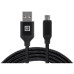 Кабель REAL-EL Premium Fabric USB - micro USB (M/M), 2 м, Black (EL123500048) Кабель REAL-EL Premium Fabric USB - micro USB (M/M), 2 м, Black (EL123500048)