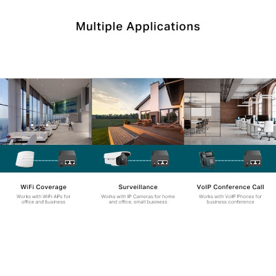 Інжектор PoE+ TP-Link POE160S Інжектор PoE+ TP-Link POE160S