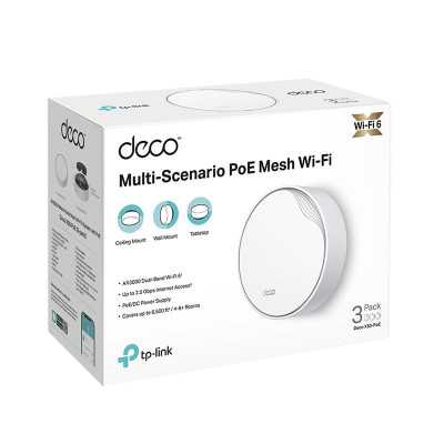 WiFi Mesh-система TP-Link Deco X50-PoE(3-pack) WiFi Mesh-система TP-Link Deco X50-PoE(3-pack)