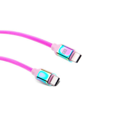 Кабель REAL-EL Premium USB Type-C - USB Type-C (M/M), 1 м, Rainbow (EL123500053) Кабель REAL-EL Premium USB Type-C - USB Type-C (M/M), 1 м, Rainbow (EL123500053)