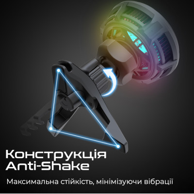 Бездротовий зарядний пристрій Promate MagChill-Ga MagSafe Black Бездротовий зарядний пристрій Promate MagChill-Ga MagSafe Black