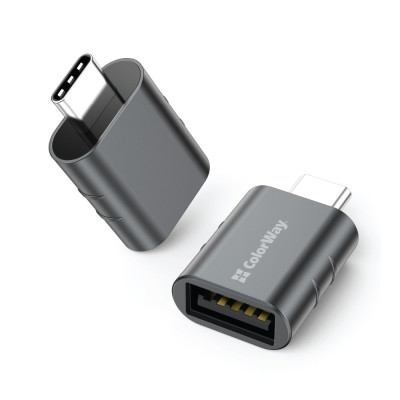 Адаптер ColorWay USB - USB-C 3.2 (CW-AD-AC3) Адаптер ColorWay USB - USB-C 3.2 (CW-AD-AC3)