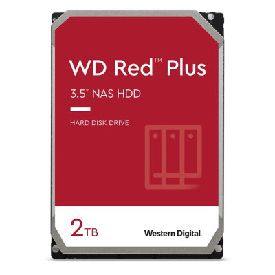 Накопичувач HDD SATA 2.0TB WD Red Plus 5400rpm 64MB (WD20EFPX) Накопичувач HDD SATA 2.0TB WD Red Plus 5400rpm 64MB (WD20EFPX)