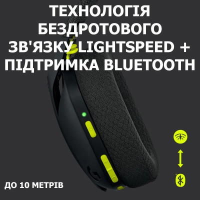 Bluetooth-гарнітура Logitech G435 Wireless Black (981-001050) Bluetooth-гарнітура Logitech G435 Wireless Black (981-001050)