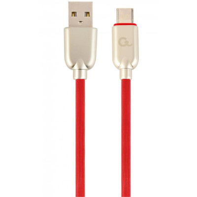 Кабель Cablexpert USB - USB Type-C V 2.0 (M/M), 2.1 А, преміум, 1 м, червоний (CC-USB2R-AMCM-1M-R) Кабель Cablexpert USB - USB Type-C V 2.0 (M/M), 2.1 А, преміум, 1 м, червоний (CC-USB2R-AMCM-1M-R)