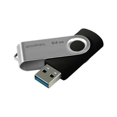 Флеш-накопичувач USB3.2 64GB Goodram UTS3 (Twister) Black (UTS3-0640K0R11)