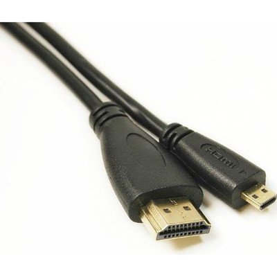 Кабель PowerPlant (KD00AS1242) HDMI-microHDMI v1.3, 2м, Black Кабель PowerPlant (KD00AS1242) HDMI-microHDMI v1.3, 2м, Black