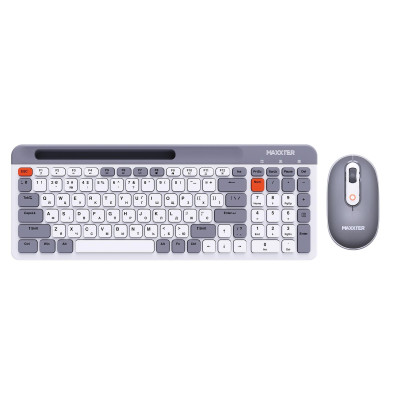 Комплект (клавіатура, миша) бездротовий Maxxter KMS-WCM-03G-UA Комплект (клавіатура, миша) бездротовий Maxxter KMS-WCM-03G-UA