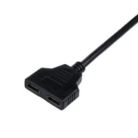 Кабель-розгалужувач Atcom HDMI - 2хHDMI (M/F), 0.1 м, Black (10901) Кабель-розгалужувач Atcom HDMI - 2хHDMI (M/F), 0.1 м, Black (10901)