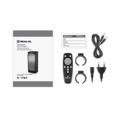 Акустична система REAL-EL X-797 Black Акустична система REAL-EL X-797 Black