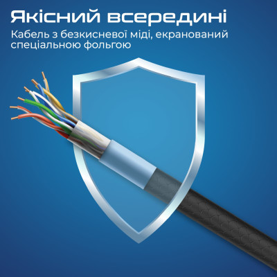 Комплект кабелів Promate USB Type-C - Lightning (M/M), 3A, 27W, 0.3 м, 1.2 м, 2 м Black (cablekit-ci) Комплект кабелів Promate USB Type-C - Lightning (M/M), 3A, 27W, 0.3 м, 1.2 м, 2 м Black (cablekit-ci)