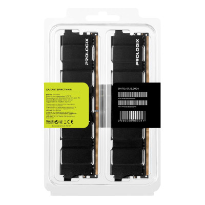 Модуль пам`ятi DDR4 2x16GB/3200 Prologix Black (PRO32GB3200B4K) Модуль пам`ятi DDR4 2x16GB/3200 Prologix Black (PRO32GB3200B4K)