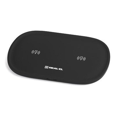 Бездротовий зарядний пристрій REAL-EL WL-780 3A 20W Black Бездротовий зарядний пристрій REAL-EL WL-780 3A 20W Black