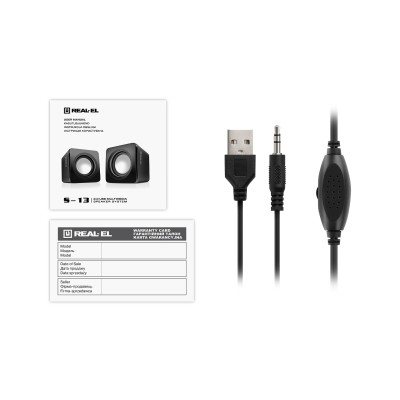 Акустична система REAL-EL S-13 Black Акустична система REAL-EL S-13 Black