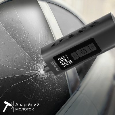 Автомобільний компресор Promate Aerify Black Автомобільний компресор Promate Aerify Black
