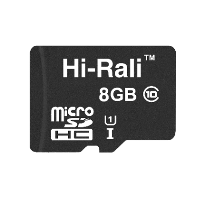 Карта пам`ятi MicroSDHC 8GB UHS-I Class 10 Hi-Rali (HI-8GBSD10U1-00) Карта пам`ятi MicroSDHC 8GB UHS-I Class 10 Hi-Rali (HI-8GBSD10U1-00)
