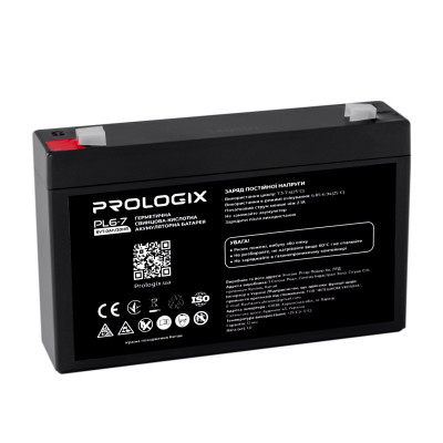 Акумуляторна батарея Prologix 6V 7AH (PL6-7) AGM Акумуляторна батарея Prologix 6V 7AH (PL6-7) AGM
