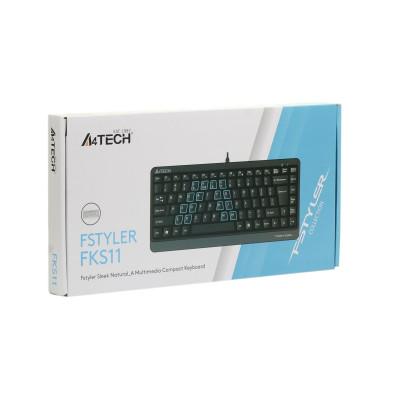 Клавіатура A4Tech Fstyler FKS11 Grey