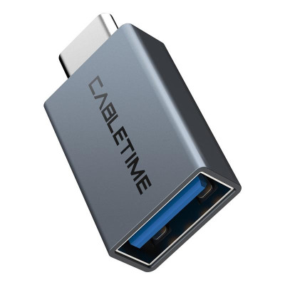Адаптер Cabletime USB - USB Type-C V 3.0 (F/M) OTG Black (CP76G) Адаптер Cabletime USB - USB Type-C V 3.0 (F/M) OTG Black (CP76G)