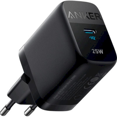 Мережевий зарядний пристрій Anker PowerPort 312 Black, 25 W USB Type-C (A2642G11) Мережевий зарядний пристрій Anker PowerPort 312 Black, 25 W USB Type-C (A2642G11)