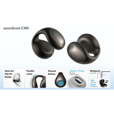 Bluetooth-гарнітура Anker SoundCore C40i Dark Gray (A3331GZ1) Bluetooth-гарнітура Anker SoundCore C40i Dark Gray (A3331GZ1)