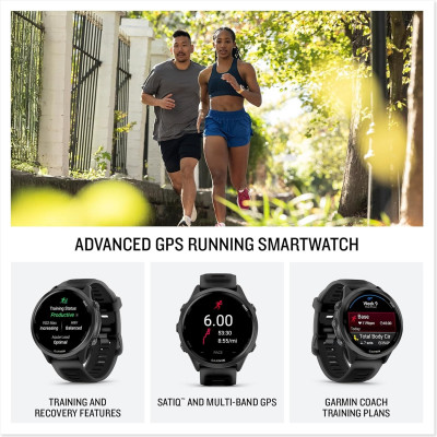 Смарт-годинник Garmin Forerunner 570 47mm Slate Gray with Black/Translucent Black Silicone with Slate Buckle (010-02971-40) Смарт-годинник Garmin Forerunner 570 47mm Slate Gray with Black/Translucent Black Silicone with Slate Buckle (010-02971-40)