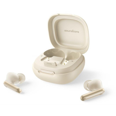 Bluetooth-гарнітура Anker SoundCore P40i Oat White (A3955G21) Bluetooth-гарнітура Anker SoundCore P40i Oat White (A3955G21)