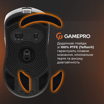 Миша бездротова GamePro Genesis Ranker White (GM012W) Миша бездротова GamePro Genesis Ranker White (GM012W)