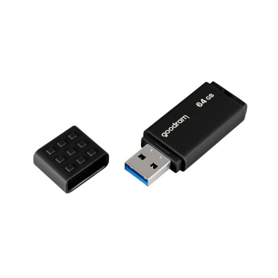 Флеш-накопичувач USB3.2 64GB Goodram UME3 Black (UME3-0640K0R11) Флеш-накопичувач USB3.2 64GB Goodram UME3 Black (UME3-0640K0R11)