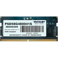 Модуль пам`яті SO-DIMM DDR5 8GB/4800 Patriot Signature Line (PSD58G480041S) Модуль пам`яті SO-DIMM DDR5 8GB/4800 Patriot Signature Line (PSD58G480041S)