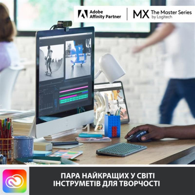 Клавиатура беспроводная  Logitech MX Keys Mini Wireless Illuminated UA Pale Gray (920-010499)