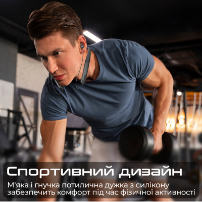 Bluetooth-гарнітура Promate Leap-200h Black Bluetooth-гарнітура Promate Leap-200h Black