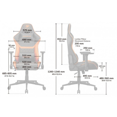 Крісло для геймерів Cougar Armor One V2 Крісло для геймерів Cougar Armor One V2