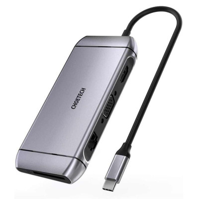 USB-хаб Choetech HUB-M15 USB Type-C 9-в-1
