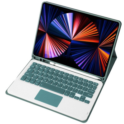Чохол з бездротовою клавіатурою (TouchPad) BeCover для Apple iPad Air 13 (2024/2025) Dark Green (712603) Чохол з бездротовою клавіатурою (TouchPad) BeCover для Apple iPad Air 13 (2024/2025) Dark Green (712603)