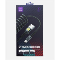 Кабель Luxe Cube Dynamic USB - micro USB (M/M), 1.5 м, Black (4446689101236) Кабель Luxe Cube Dynamic USB - micro USB (M/M), 1.5 м, Black (4446689101236)