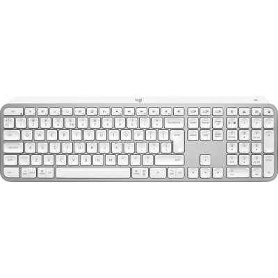 Клавiатура бездротова Logitech MX Keys S Pale Grey (920-011588)