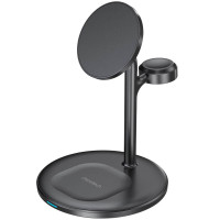 Магнітний бездротовий зарядний пристрій Choetech T585-F 3in1 Magnetic wireless charger station for Apple (T585-F-101CCBK) Магнітний бездротовий зарядний пристрій Choetech T585-F 3in1 Magnetic wireless charger station for Apple (T585-F-101CCBK)