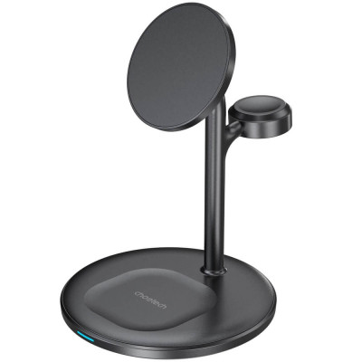 Магнітний бездротовий зарядний пристрій Choetech T585-F 3in1 Magnetic wireless charger station for Apple (T585-F-101CCBK) Магнітний бездротовий зарядний пристрій Choetech T585-F 3in1 Magnetic wireless charger station for Apple (T585-F-101CCBK)
