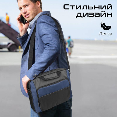 Сумка для ноутбука Promate Limber-MB Black Сумка для ноутбука Promate Limber-MB Black
