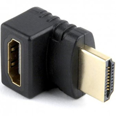 Адаптер Cablexpert HDMI - HDMI, M/F, Г-подібний, чорний (A-HDMI270-FML) пакет Адаптер Cablexpert HDMI - HDMI, M/F, Г-подібний, чорний (A-HDMI270-FML) пакет